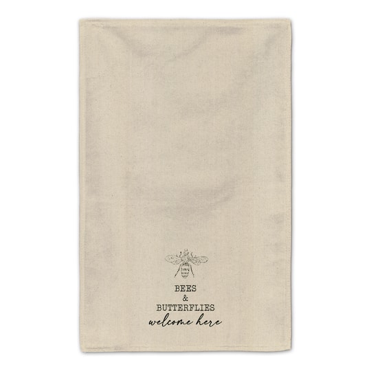 Bees & Butterflies Welcome Tea Towel Set